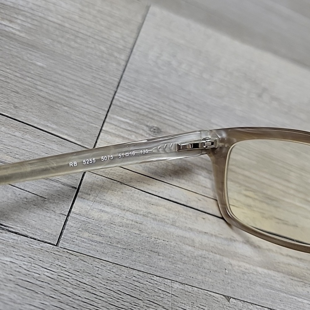 Ray-Ban RB5255 5075 Eyeglasses Frames Only Tortoise Women 51-16-135mm Full Rim - Picture 5 of 11